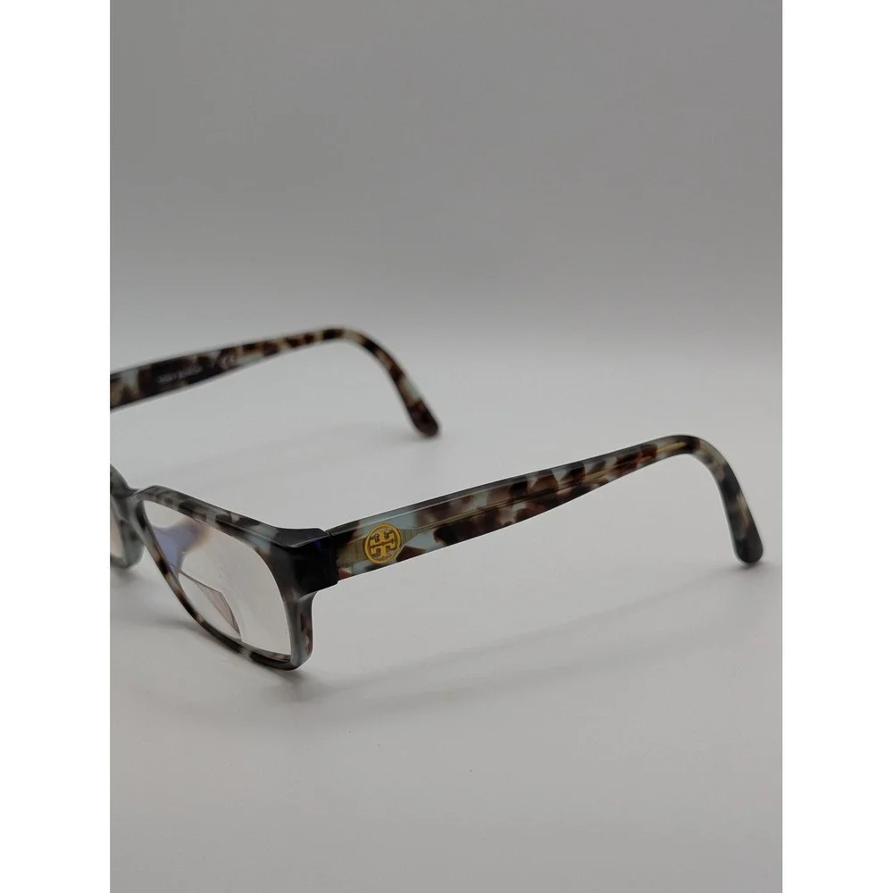 Tory Burch TY2080 Eyeglasses Frames Only Blue Tortoise Full Rim Gold Logo 53mm